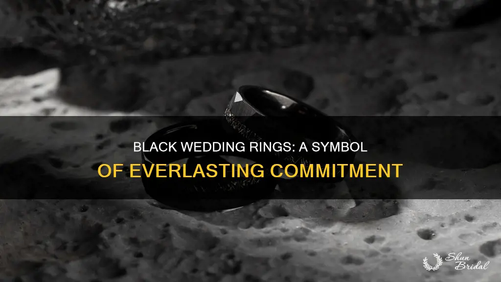 what is the reason for black wedding rings
