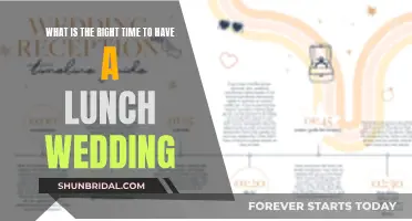 Lunchtime Nuptials: Timing Your Wedding Ceremony for an Early Celebration