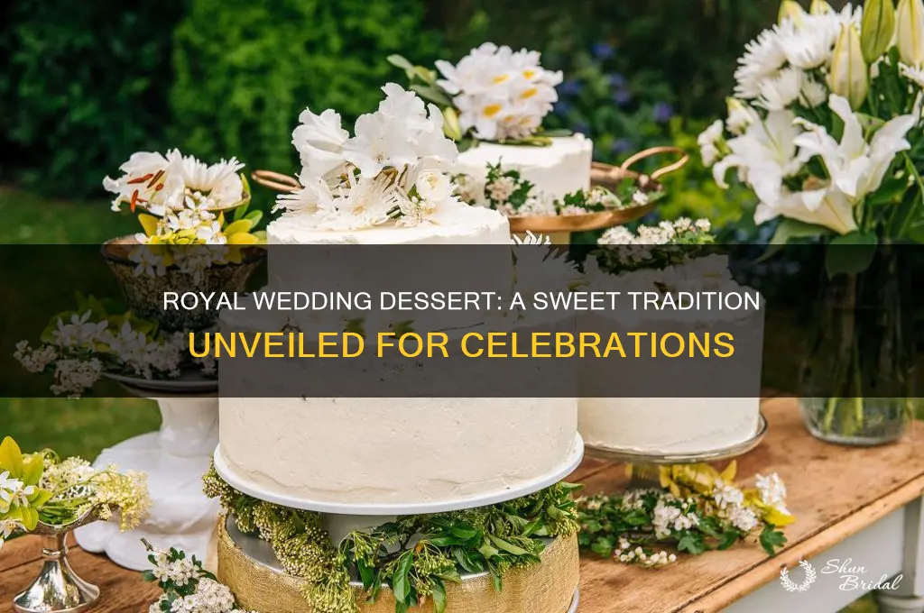 what is the royal wedding dessert