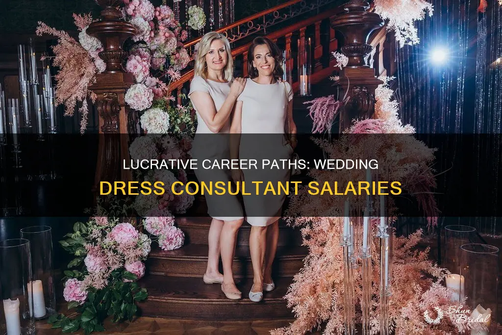 what is the salary for a wedding dress consultant