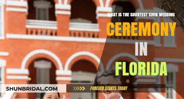 Florida's Quickest Civil Wedding: Shortest Ceremony Options Explained