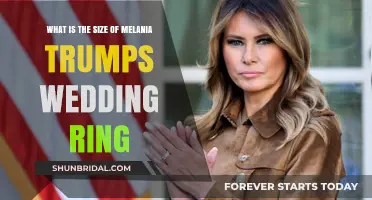 Melania Trump's Wedding Ring: A Massive Sparkler
