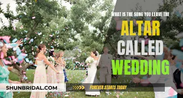 The Emotional Song for Leaving the Altar at Weddings