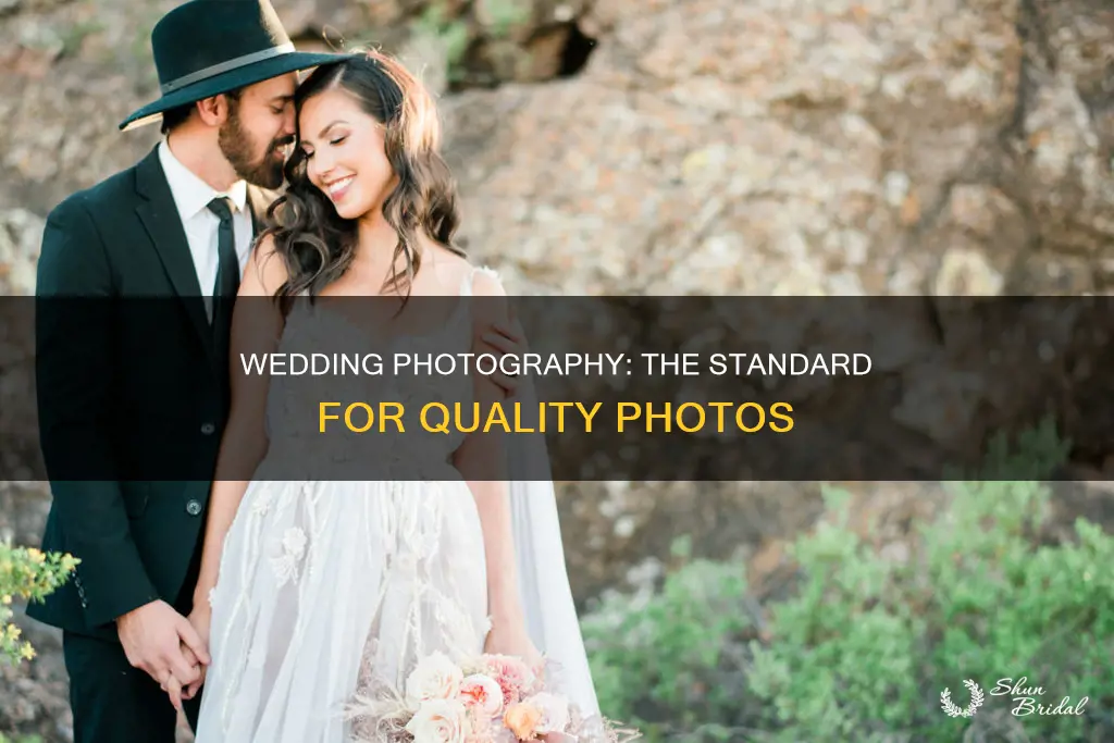 what is the standard quality for wedding photography