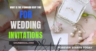 RSVP Etiquette: Wedding Invitation Response Timing