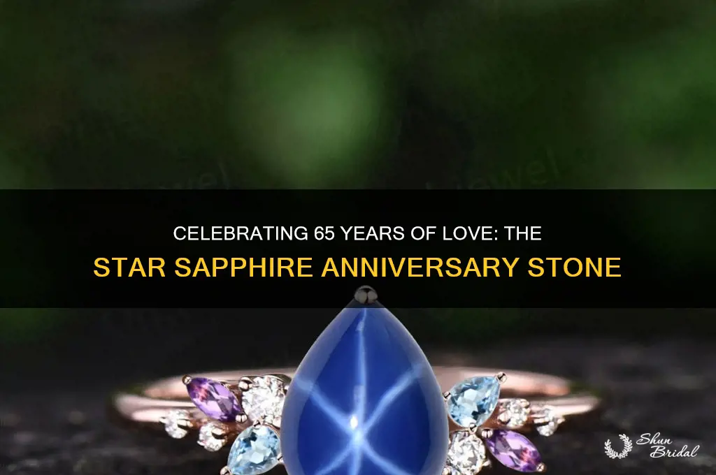 what is the stone for 65th wedding anniversary