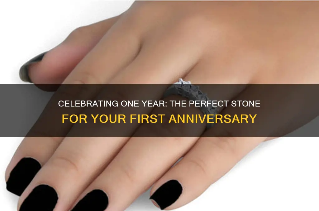 what is the stone for a first wedding anniversary