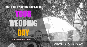 Rain on Your Wedding Day: Unveiling the Superstition and Its Meaning