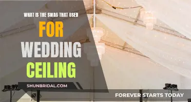 Swag Ceiling Decor: A Wedding Essential