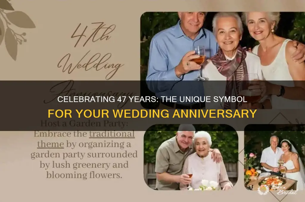 what is the symbol for 47th wedding anniversary