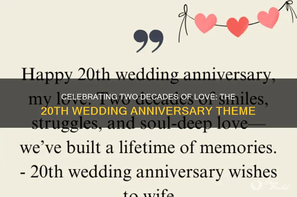 what is the theme for 20th wedding anniversary