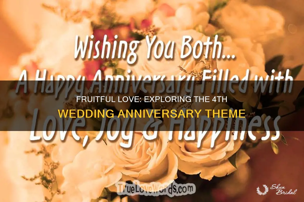 what is the theme for 4th wedding anniversary