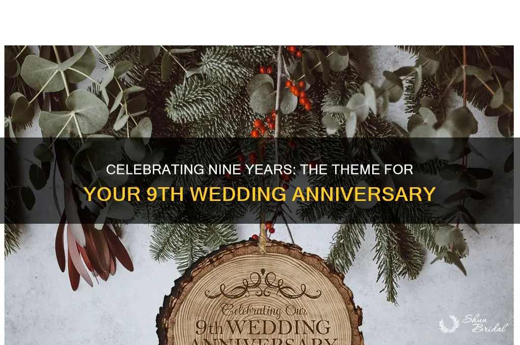what is the theme for 9th wedding anniversary called