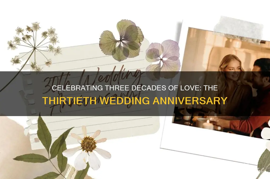 what is the thirtieth wedding anniversary