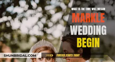 Royal Wedding: Megan Markle's Wedding Time Revealed