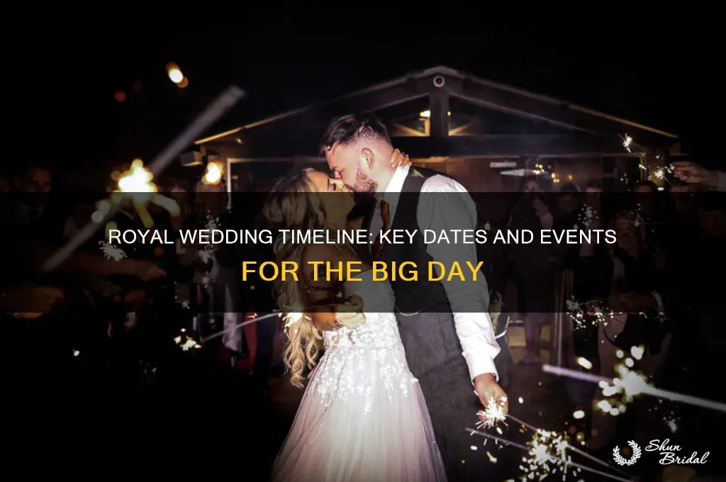 what is the timeline for the wedding for the royals