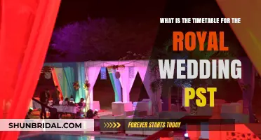 Royal Wedding Timetable: PST Schedule for the Big Day