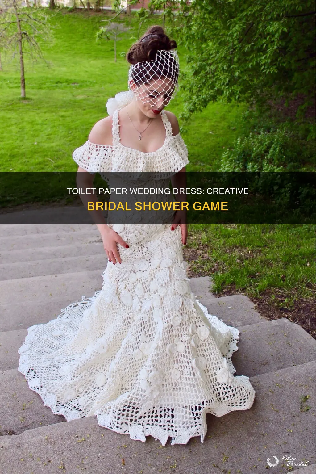 what is the toilet paper wedding dress game