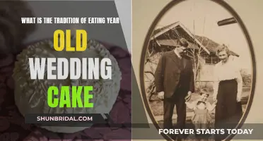 Why Eat Year-Old Wedding Cake?