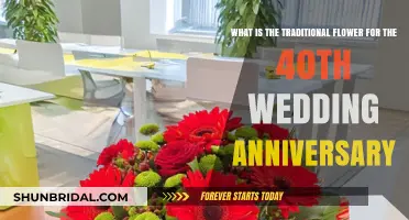 Celebrating 40 Years: The Traditional Ruby Anniversary Flower Revealed