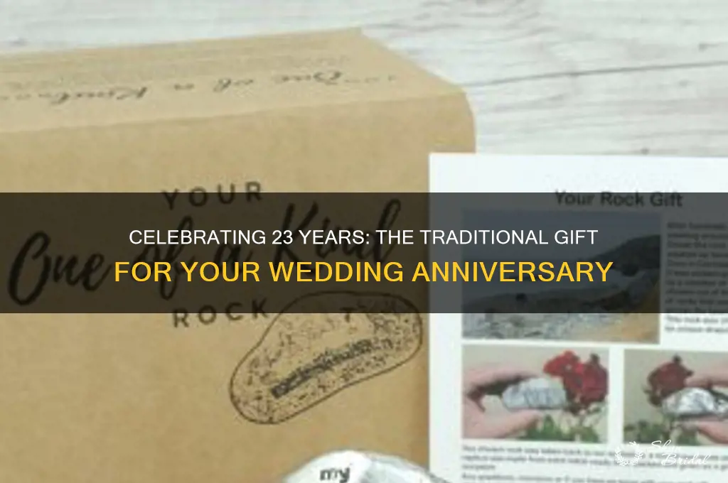 what is the traditional gift for 23rd wedding anniversary