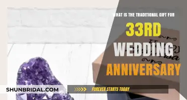 Celebrating 33 Years: The Traditional Gift for Your Wedding Anniversary