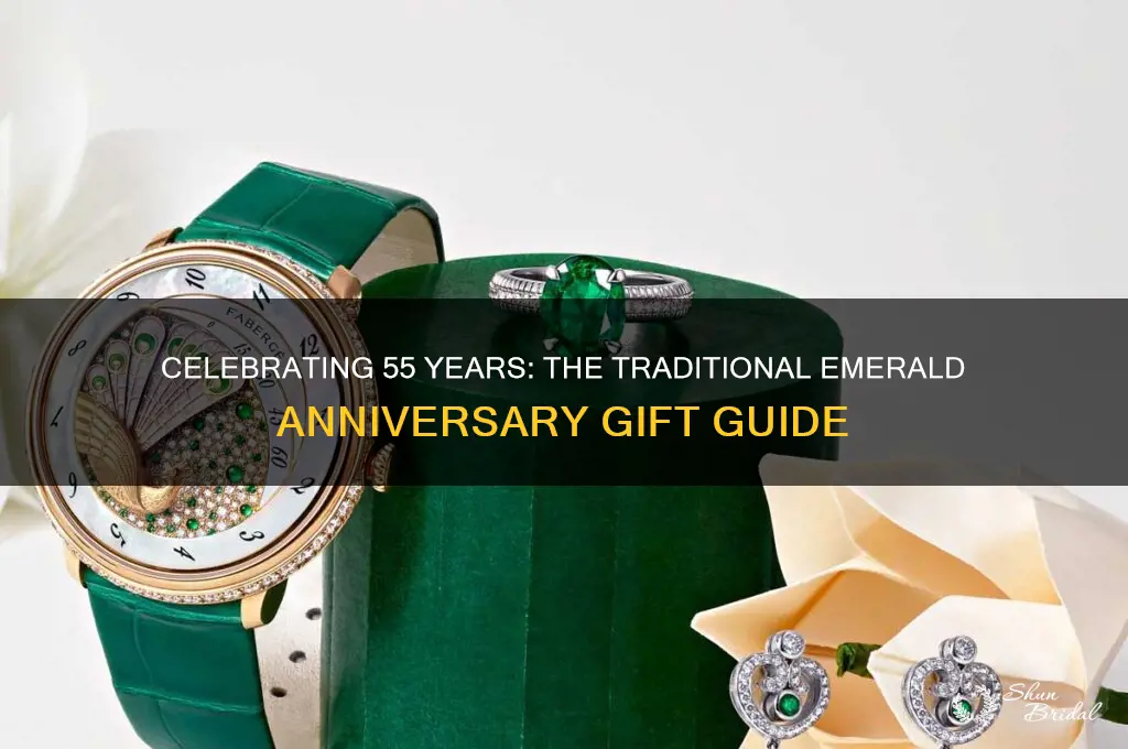 what is the traditional gift for 55th wedding anniversary