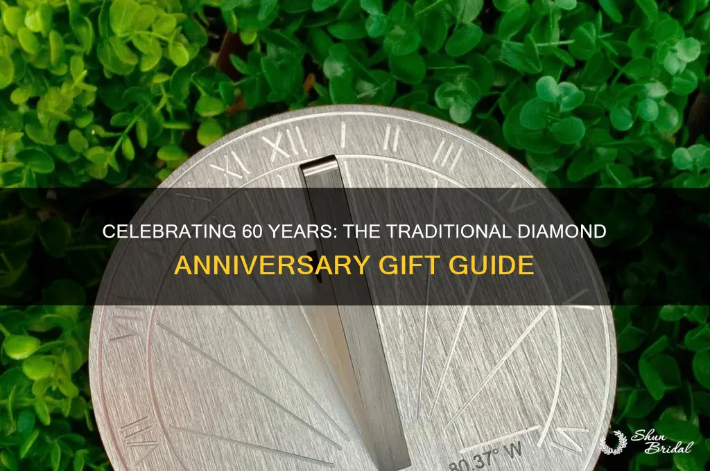 what is the traditional gift for a 60th wedding anniversary