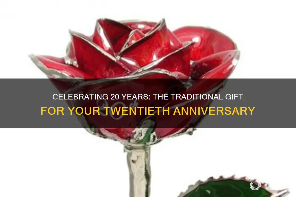 what is the traditional gift for twentieth wedding anniversary