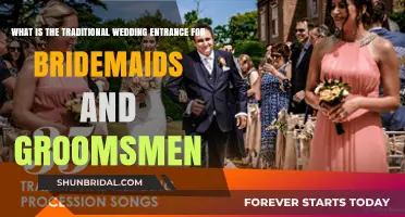 Traditional Wedding Entrance Guide for Bridesmaids and Groomsmen