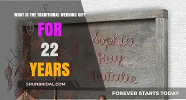 Traditional 22nd Anniversary Wedding Gift Ideas and Their Meaning