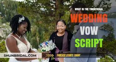 Traditional Wedding Vows: Timeless Words for a Lasting Commitment