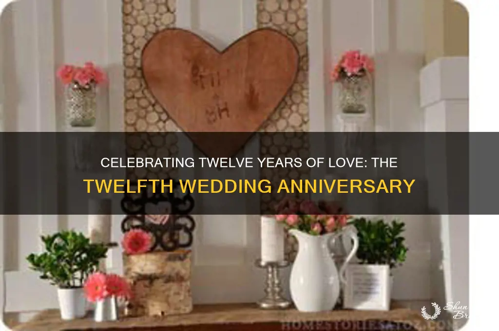 what is the twelfth wedding anniversary