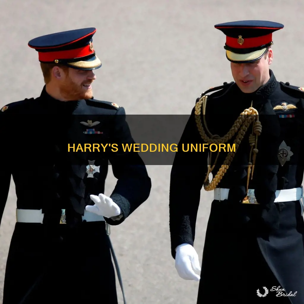 what is the uniform prince harry wore at the wedding