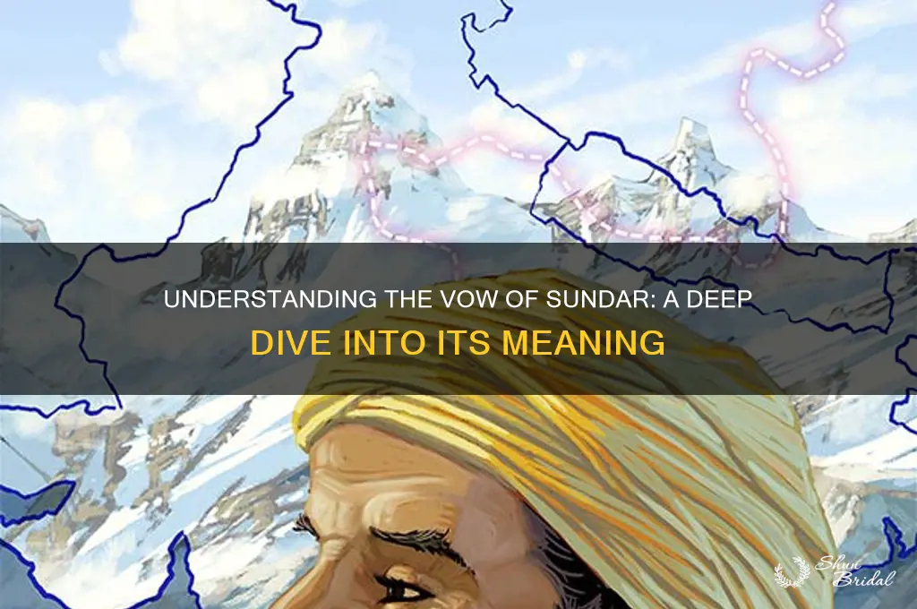 what is the vow of sundar