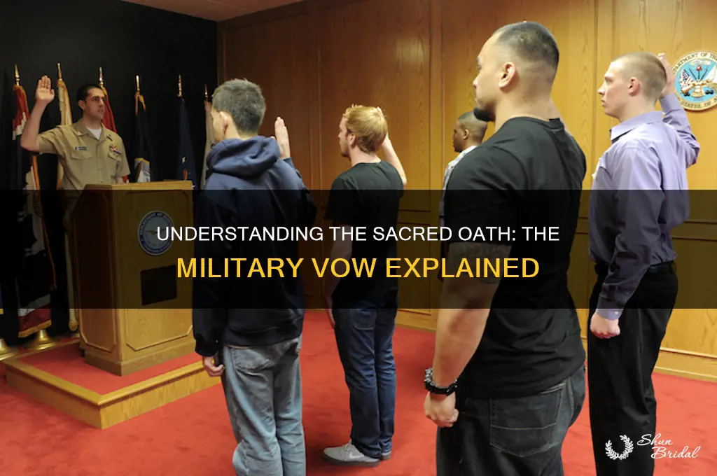 what is the vow the military make
