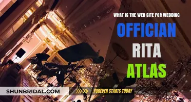 Find Wedding Officiant Rita Atlas' Official Website Here