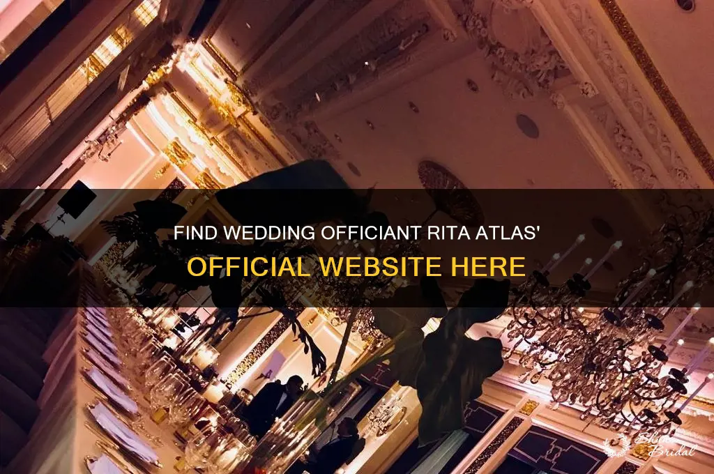 what is the web site for wedding offician rita atlas