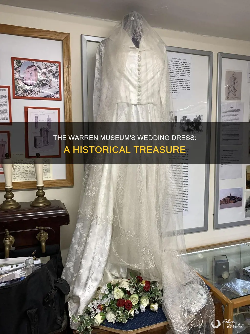 what is the wedding dress in the warren museum