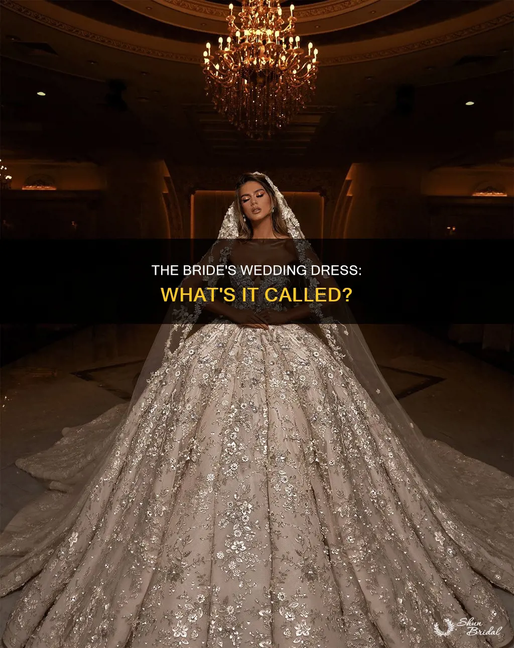 what is the wedding dress of the bride called
