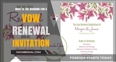 Renewing Love: Crafting the Perfect Vow Renewal Invitation Wording