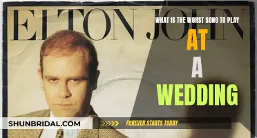 Songs to Avoid Playing at Your Wedding