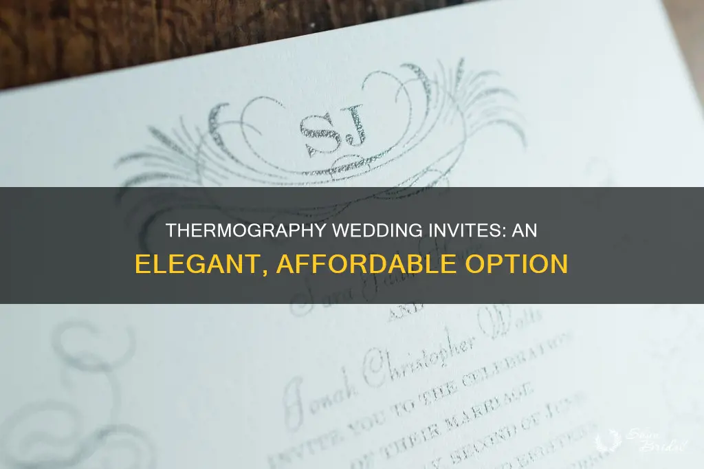 what is thermography wedding invitations