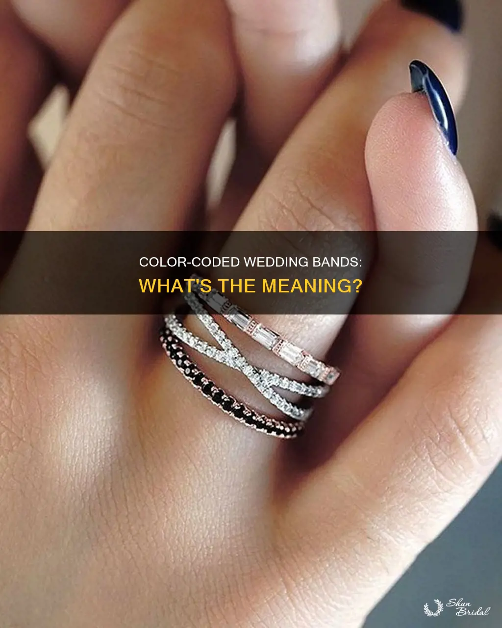 what is this color coded wedding band all about