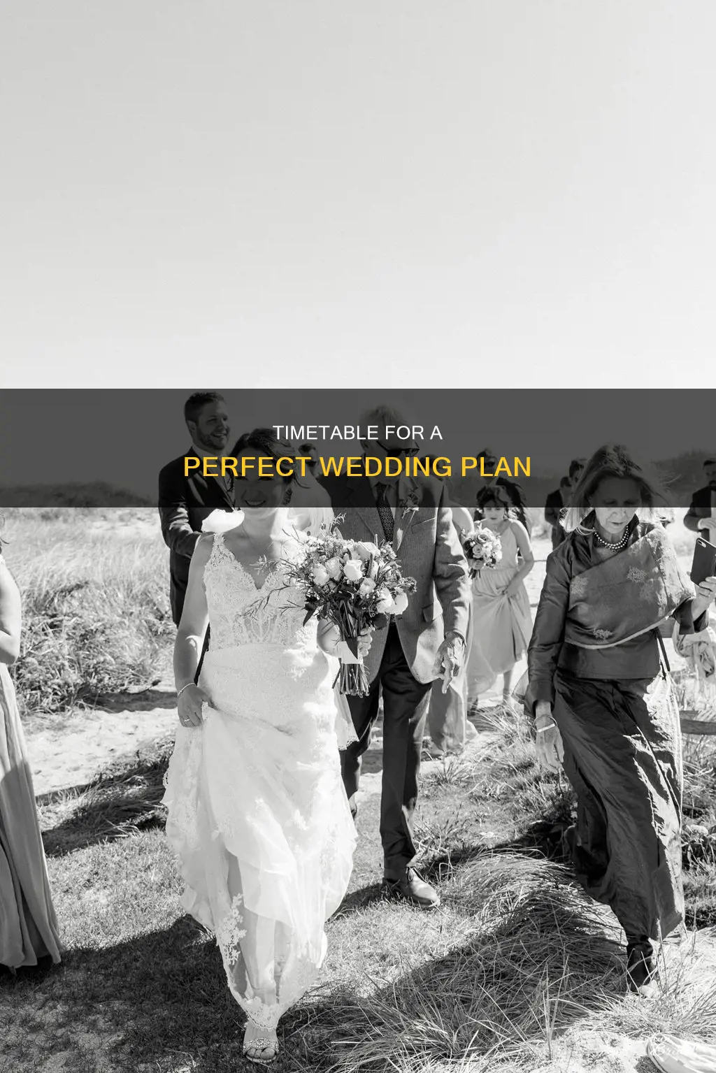 what is timetable for wedding planning