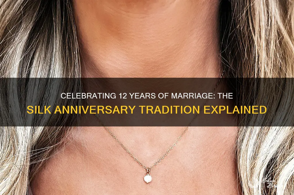 what is tradition for 12 year wedding anniversary