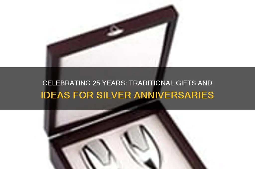 what is traditional for 25th wedding anniversary