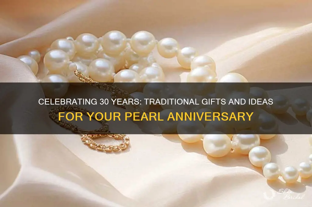 what is traditional for 30th wedding anniversary