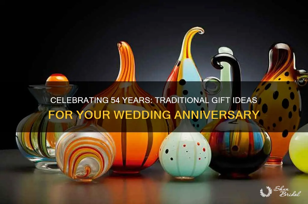 what is traditional gift for 54th wedding anniversary