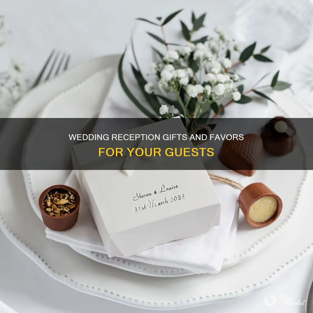 what is traditionally given out at a wedding reception